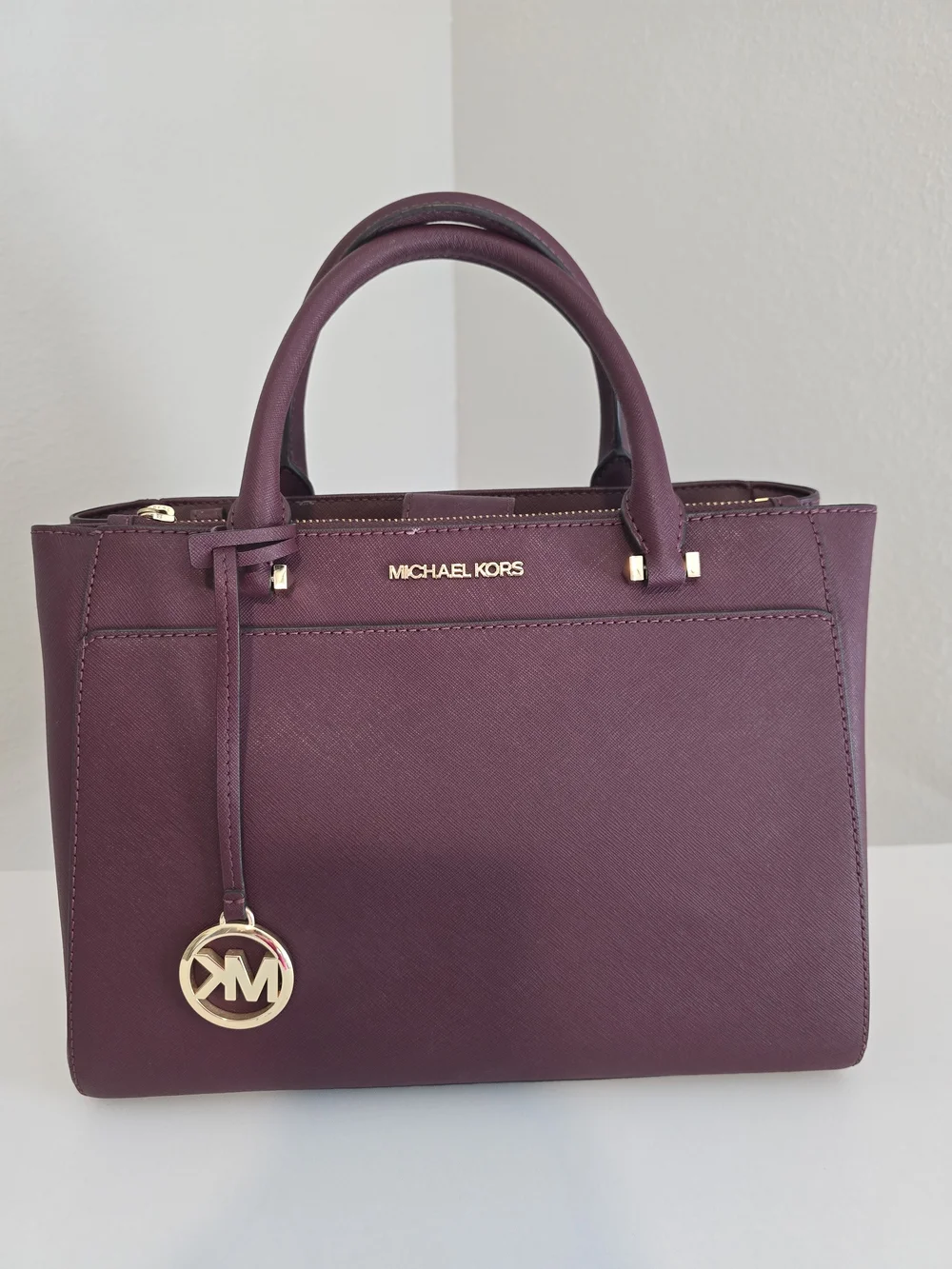 Michael Kors Plum Saffiano Leather Tote